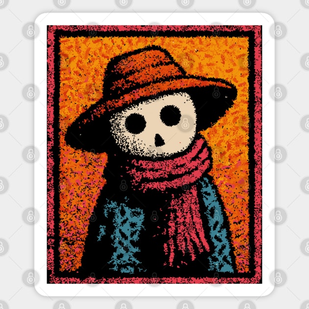 Haunted Scarecrow | The Creepy Cornfield Dweller Magnet by TuncGK